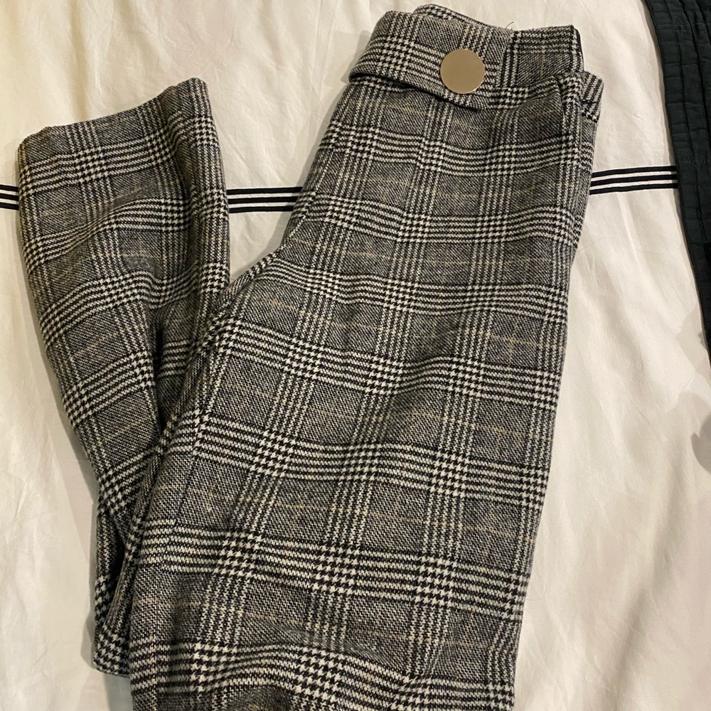 Zara plaid pants